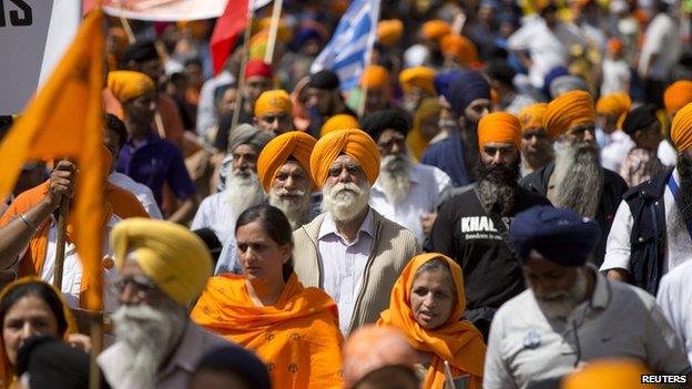 Golden Temple anniversary march