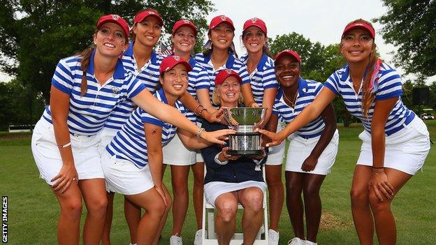 US Curtis Cup team