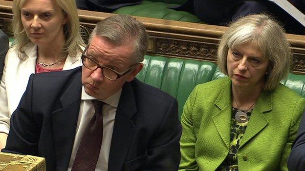 Michael Gove and Theresa May