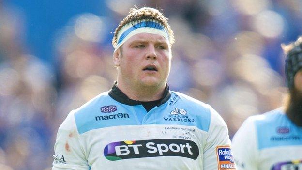 Glasgow Warriors prop Ryan Grant