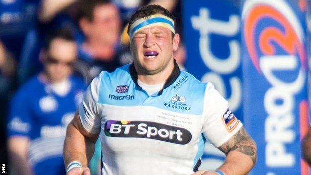 Glasgow Warriors prop Ryan Grant