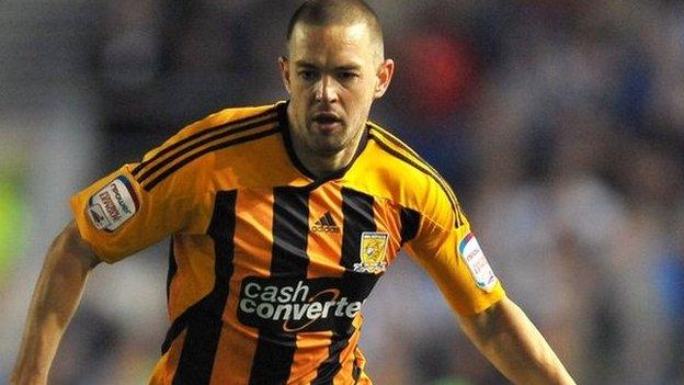 Hull City striker Matt Fryatt