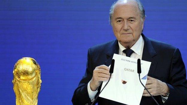 Fifa president Sepp Blatter