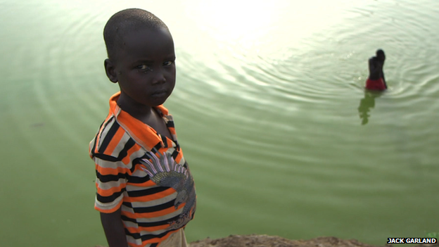 Boy at a camp in Bentiu