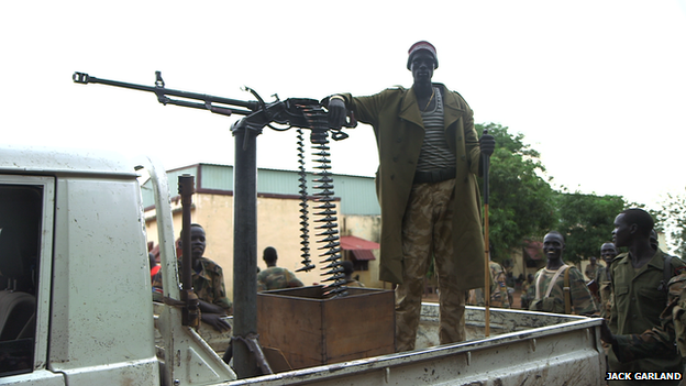 Government soldier in Bentiu