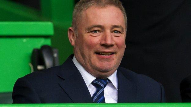 Rangers manager Ally McCoist