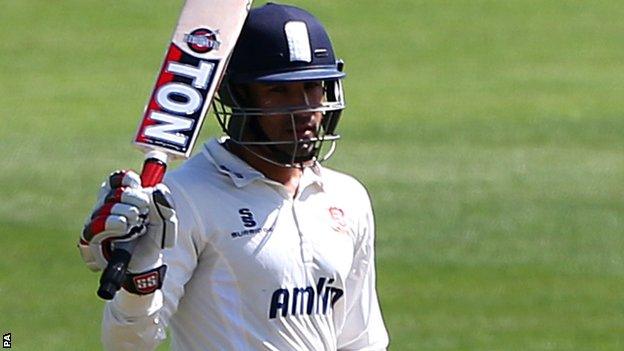 Ravi Bopara after scoring his century and a half