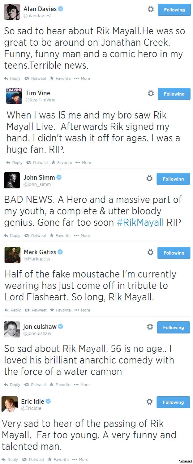 More Tweets for Rik Mayall