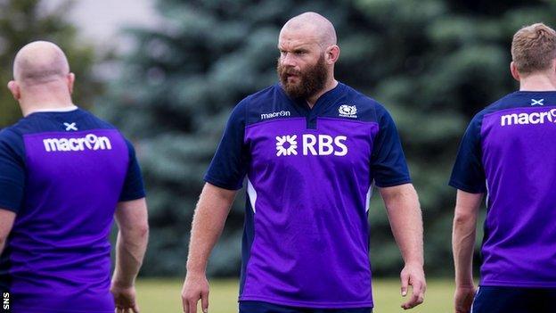 Scotland prop Geoff Cross