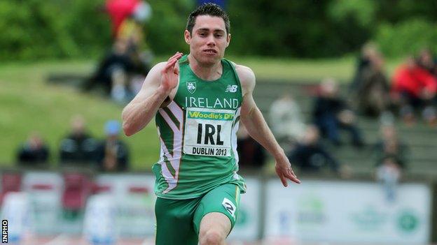 Jason Smyth in action for Ireland in last year's European Team Championships meeting in Dublin