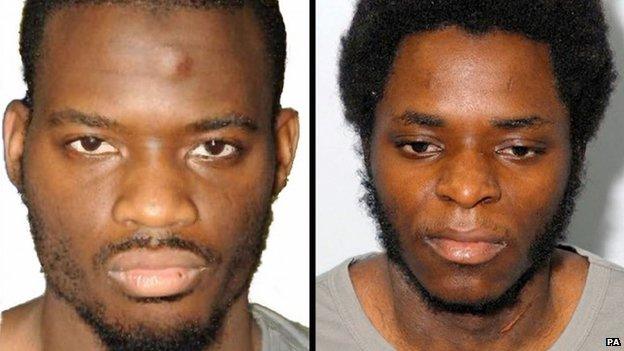 Michael Adebolajo (left) and Michael Adebowale (right)