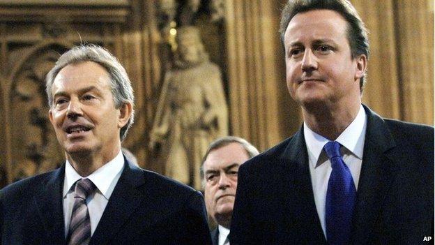 Tony Blair and David Cameron