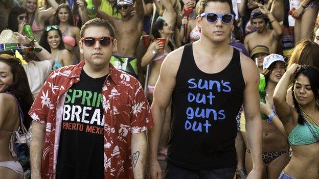 Jonah Hill and Channing Tatum in 22 Jump Street