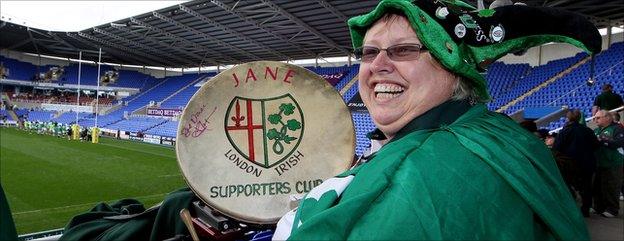 London Irish fans