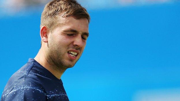 Great Britain's Dan Evans out of Queen's after Kevin Anderson defeat