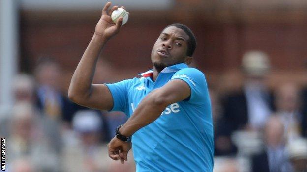 Sussex and England fast bowler Chris Jordan