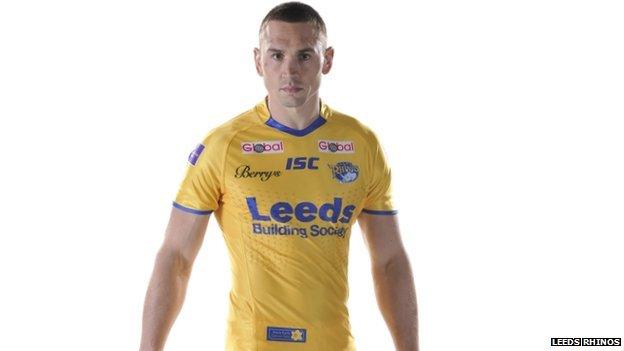 Leeds Rhinos tour-themed jersey