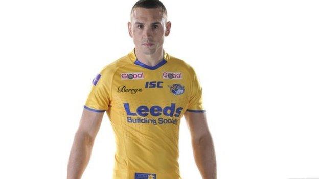 Leeds Rhinos tour-themed jersey