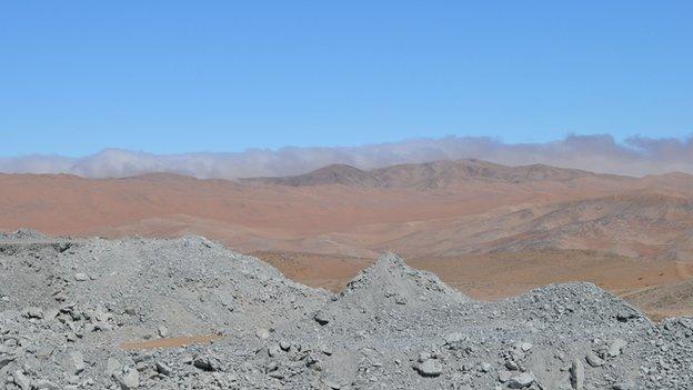 View of the Atacama desert