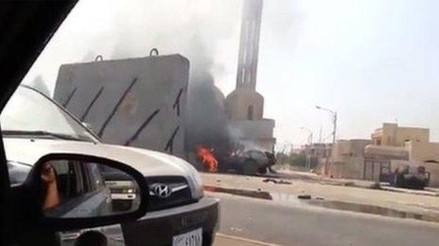 Screengrab of video purportedly showing Mosul following takeover of Mosul on 10 June 2014