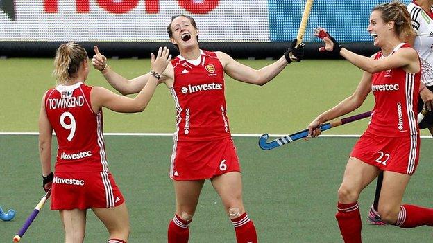 England beat Germany at Hockey World Cup