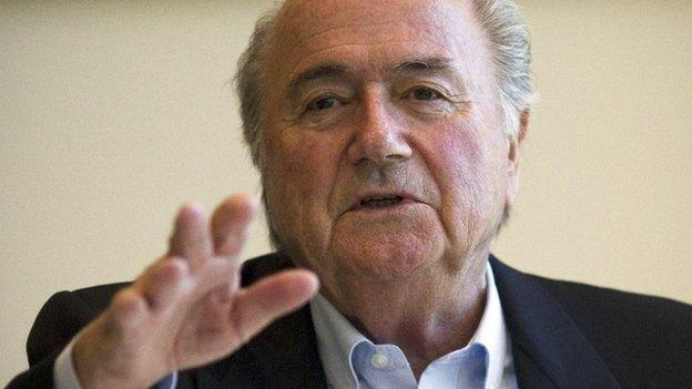 Fifa president Sepp Blatter