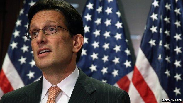 House Majority Leader Eric Cantor appeared in Washington on 20 May 2014