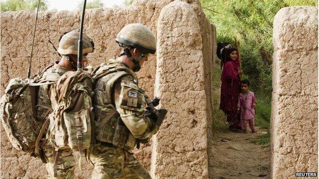 Soldiers in Helmand