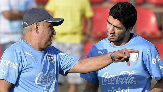 Uruguay's Luis Suarez