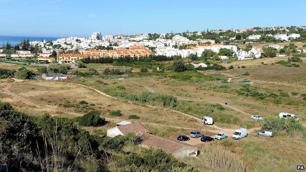 View of the search site