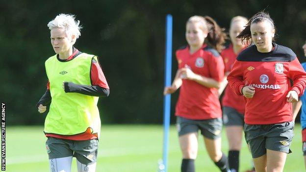 Wales Women in training