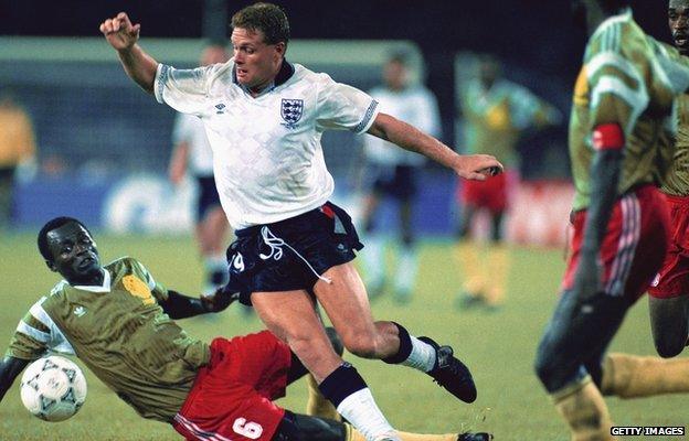 Paul Gascoigne at Italia 90