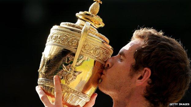 Wimbledon men's singles trophy