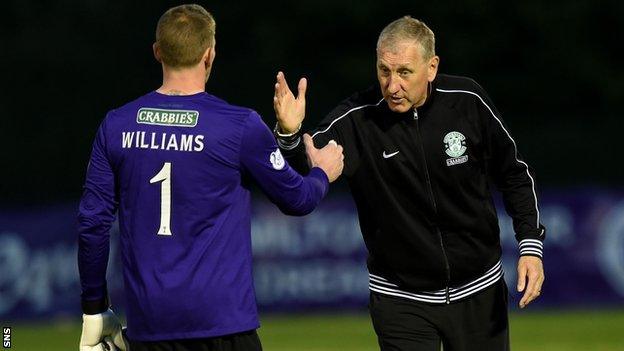 Ben Williams and Terry Butcher