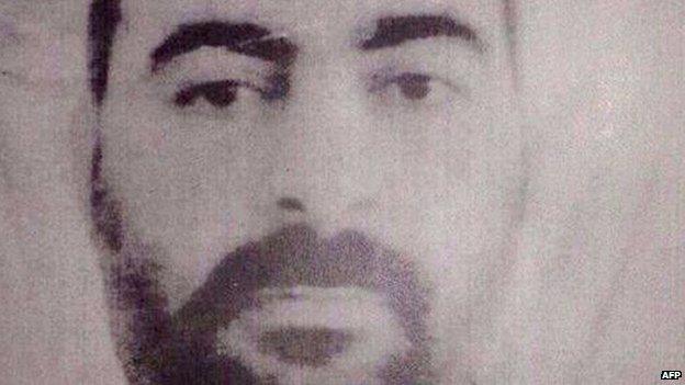 A handout picture released by the Iraqi Ministry of Interior in January 2014 shows a photograph purportedly of Abu Bakr al-Baghdadi