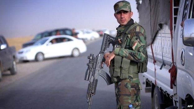 Security at the Kurdish autonomous region border, 11 June