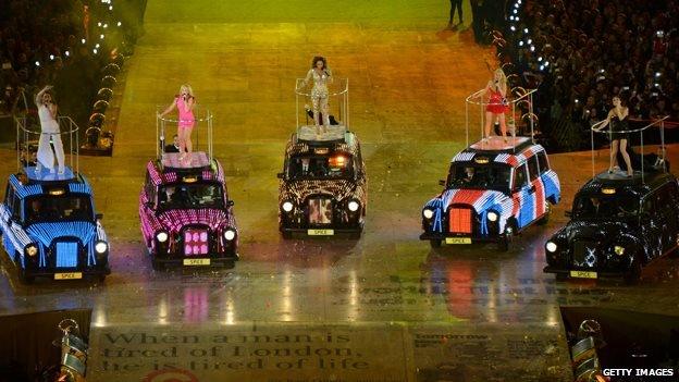 Spice Girls at the Olympics Closing Ceremony