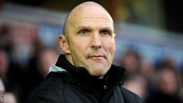 Chester manager Steve Burr