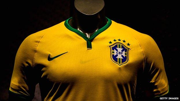 Brazil's latest football shirt