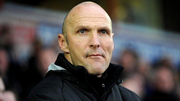 Chester manager Steve Burr