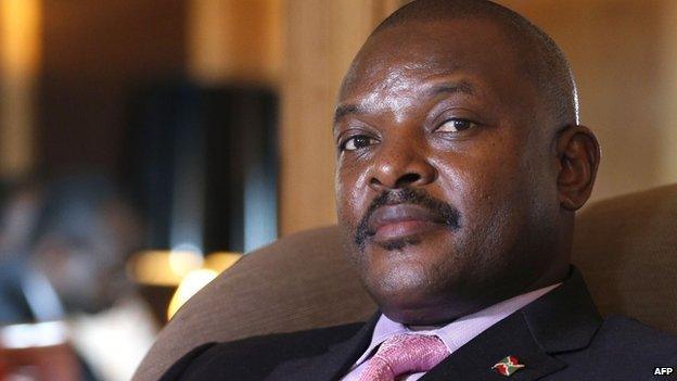 Burundian President Pierre Nkurunziza