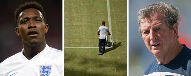 Danny Welbeck, the pitch at the Arena Amazonia, Roy Hodgson