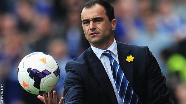 Roberto Martinez succeeded David Moyes at Goodison Park last summer