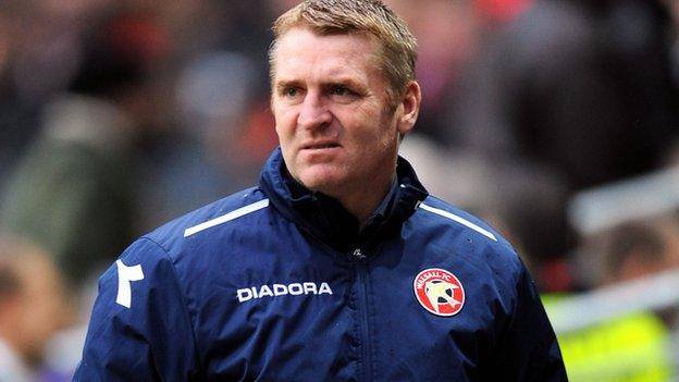 Walsall manager Dean Smith