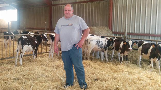 Mayor of Brachay and dairy farmer Gerard Marchand