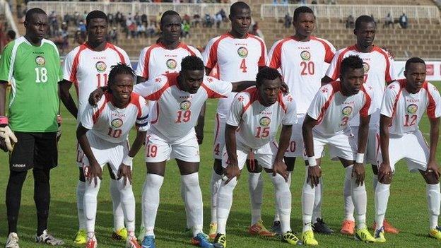 Kenya's national team - November 2013