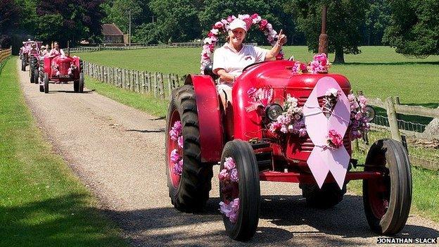 Tractor driver Annie Chapman