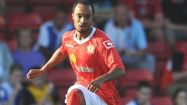 Crewe winger Byron Moore