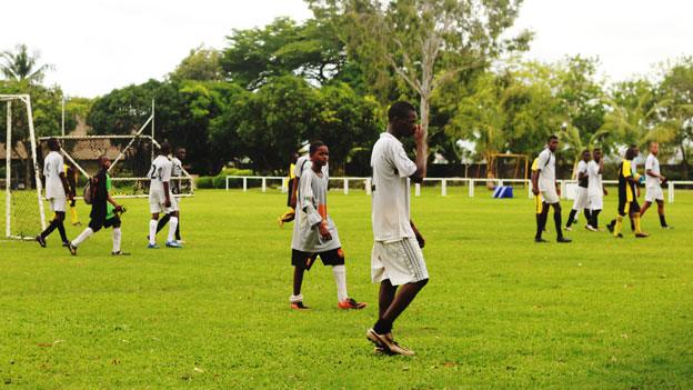 Boys training