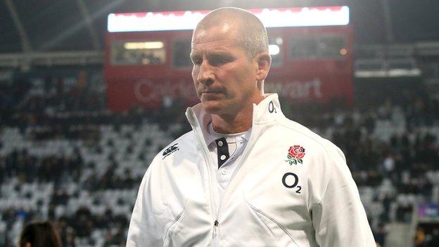 England coach Stuart Lancaster